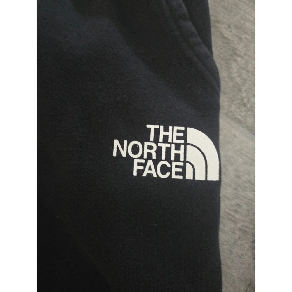 The North Face Mens Joggers Black Fleece Sweatpants Size‎ Large Drew Peak